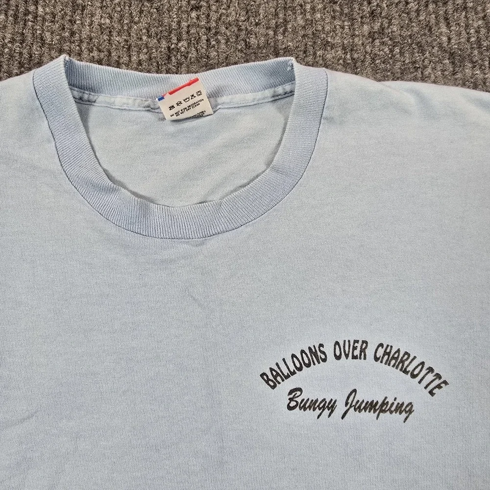 Vintage 90s Balloons Over Charlotte Shirt Men XL Bungy Jumping Single Stitch USA